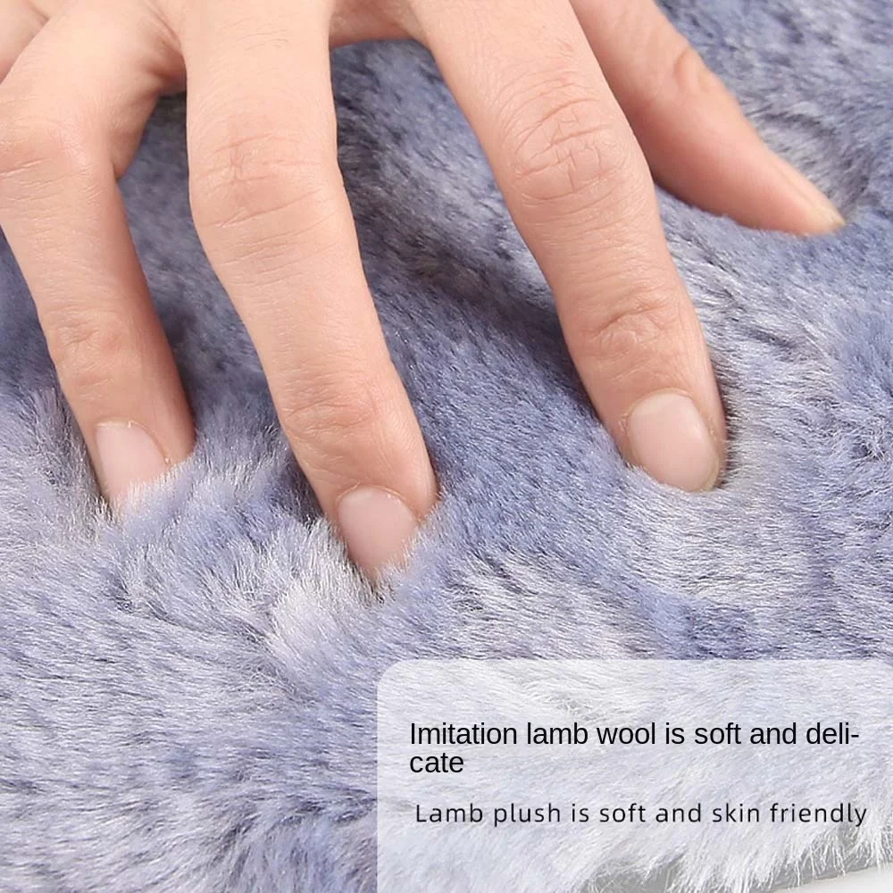 

Shoes Cleaning Tool Polished Gloves Labor-saving Imitation Lamb Shoe Care Brush Wipe Mesh Fabric Handbag Leather Brushes
