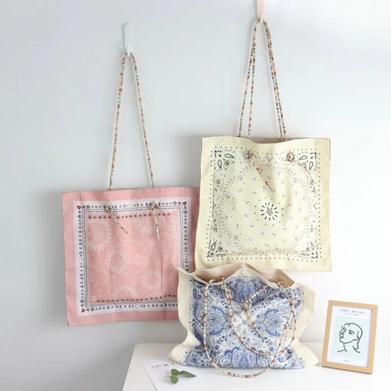 

Single Shoulder Bag for Women Same Style as Vacation Style Large Capacity Bag Double-Sided Print Casual BagWomen's Crossbody Bag