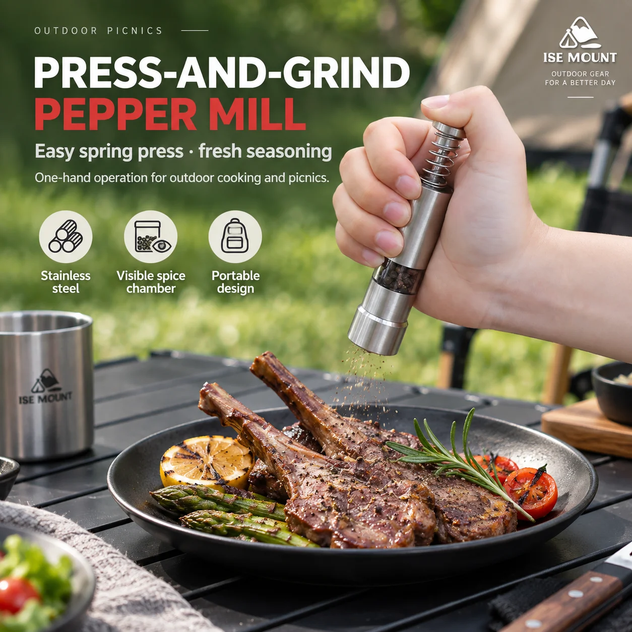 Manual de Camping de acero ino - Camping Cooking Trangia reseña y precio