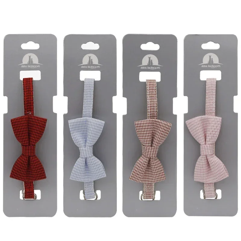 

2024 Dog Bow Collar Set - Adjustable Mixed Colors For Large Breeds - Perfect For Spring/Summer & Independence Day Celebrations