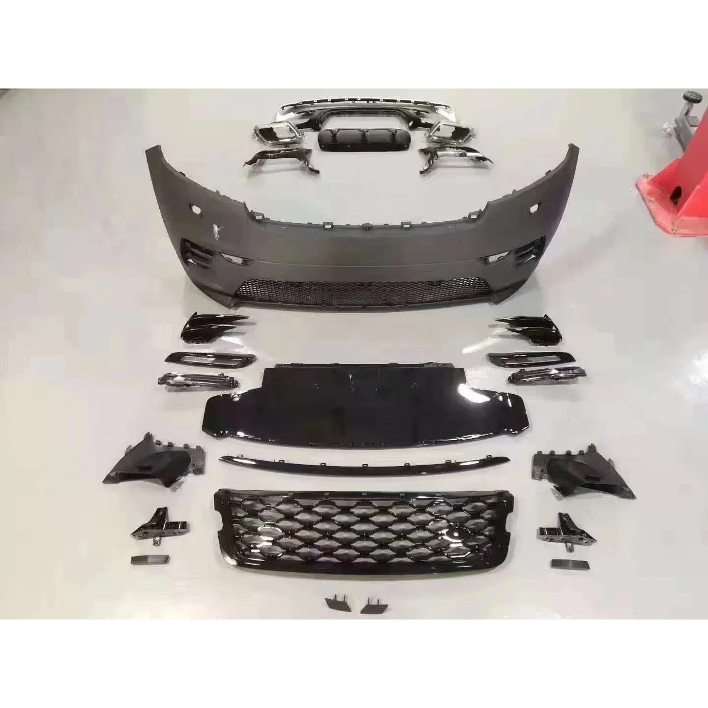 Hot sell SVA Body Kit Front Bumper Bodykit For land rover Range Rover Velar facelift 2017-2023 low upgrade high