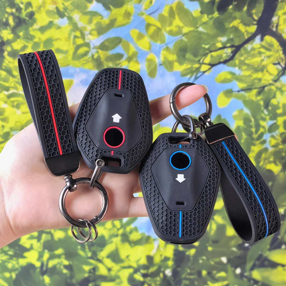 Motorcycle Remote Key Shell With Keychain fit BMW R1300GS R1300 Big GS 1300GS 2025 R1250GS R1250 ADV Adventure Bike