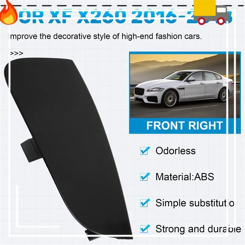 For Jaguar XE R Sport Car Front Side Bumper Grille Insert