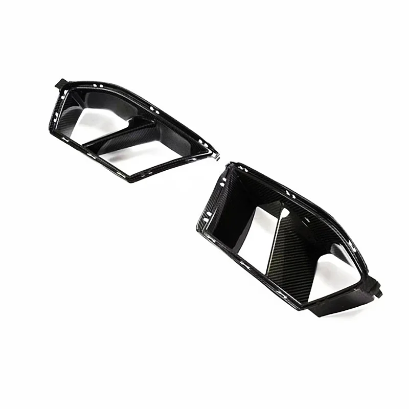 Grelhadores dianteiros de fibra seca de carbono, Tampa de ventilação, Entrada lateral, Acessórios de carro, BMW G80 M3 G82 M4 2021 22 23