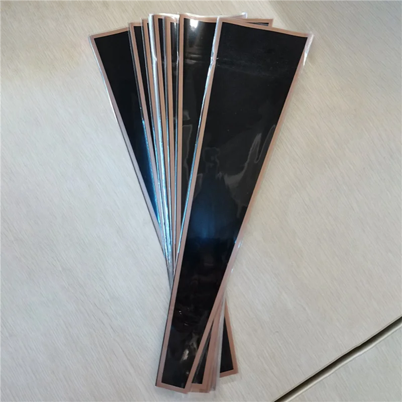 

A47U 100Pcs Single Rose Sleeves Flower Wrapping Bag Bouquet Packaging Bags Floral Wrappers For Valentine's Day,Black