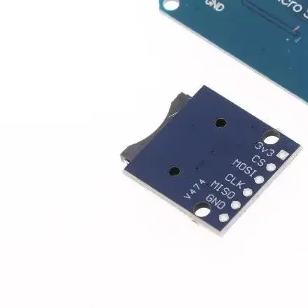 Interfacce SPI del modulo lettore di schede Mini TF da 2 pezzi con chip convertitore di livello 5 V/3,3 V per KIT fai da te