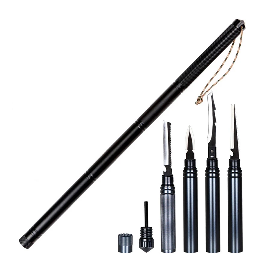 

Crowbar Car Self-defense Guard Supplies Collapsible Aluminum Mountaineering walking stick