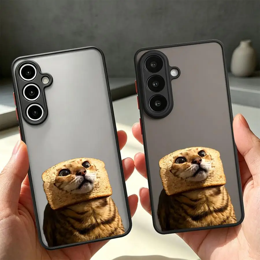 Case for Samsung Galaxy A16 A15 A52S A72 A73 A33 A53 A34 A36 A54 A17 A52 A14 A23 A56 A55 A35 Phone Cover Chubby Lazy Cat