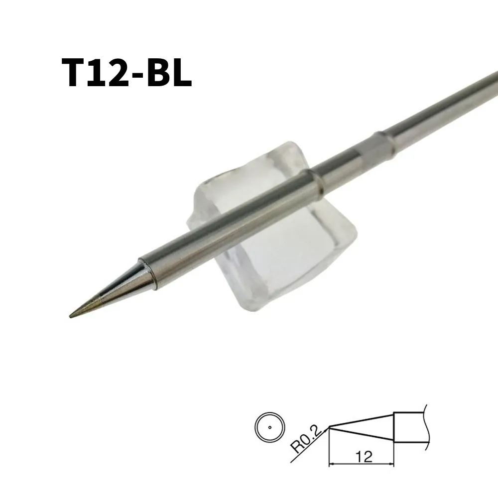 T12-BL Solder Iron Tip for STM32 OLEN FX-951 FM-2028 T12 Weldering Station Iron Handle Tip Replacement Tool