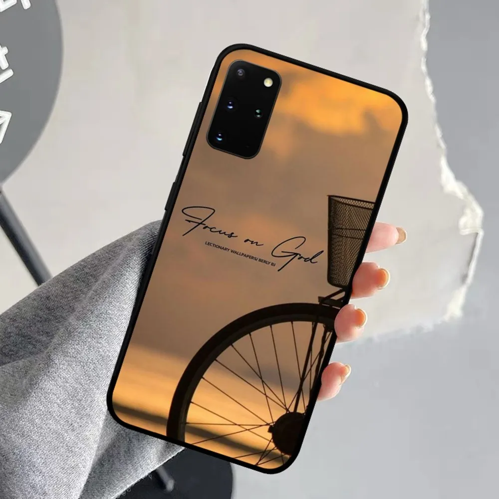 Jesus Bible Inspirational Phone Case For Samsung S 9 10 20 21 22 23 30 23plus lite Ultra FE S10lite Fundas