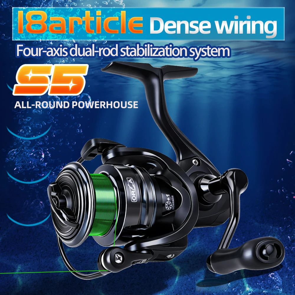 Developing Tank Reel - FISHINGFANS S5 Spinning Reel, Pemutar Senar