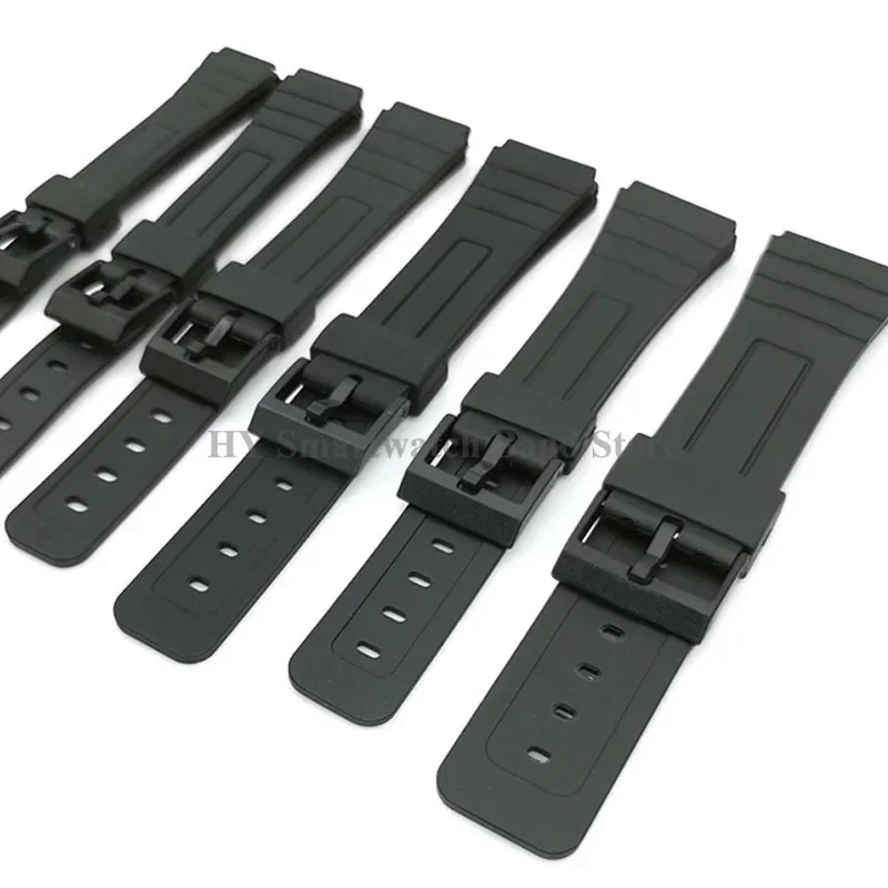 ゴム時計ストラップカシオ F91W F84 F105/108 A158/168 W800H SGW400 AE1200/1300 シリコンブレスレット 12 ミリメートル 14 ミリメートル 16 ミリメートル 18 ミリメートル 20 ミリメートル 22 ミリメートル