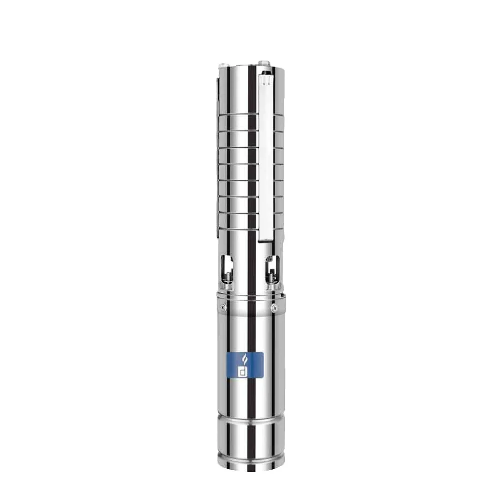 4 Inch 4KW 5.5HP Solar Deep Well Submersible Pump For Agriculture Irrigation WIth 2 Inch Outlet