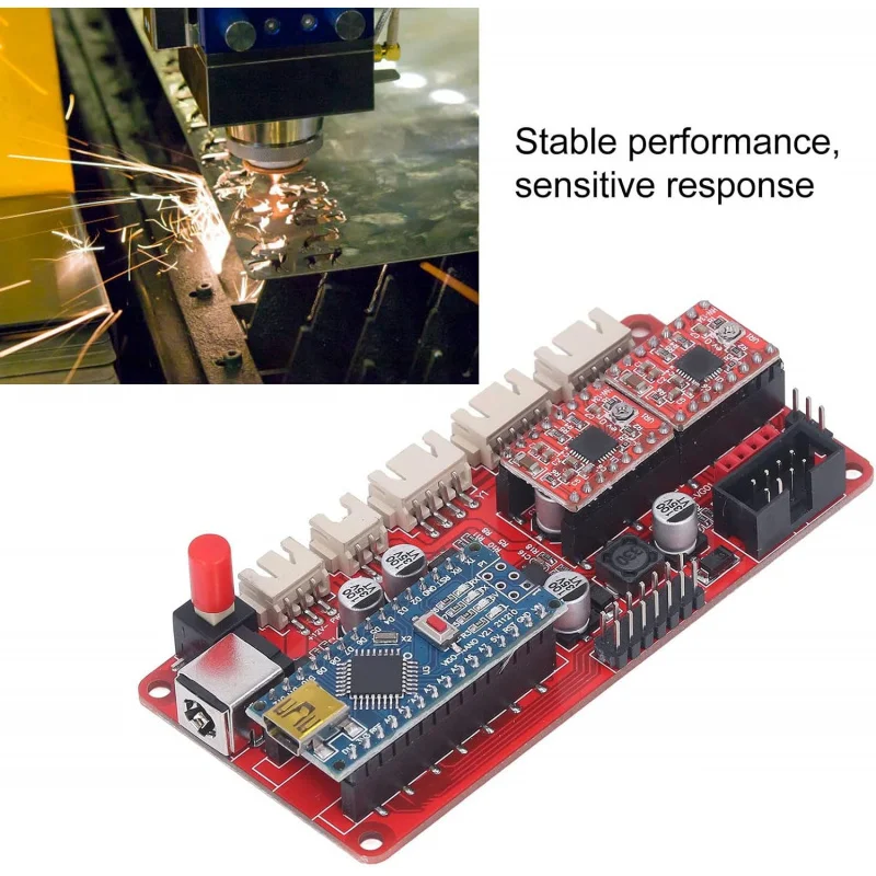 USB 드라이버, CNC 컨트롤러용 USB-5핀 T형 헤드 데이터 케이블 (조각, PCB 기판, 2핀 및 3핀 레이저 지원)