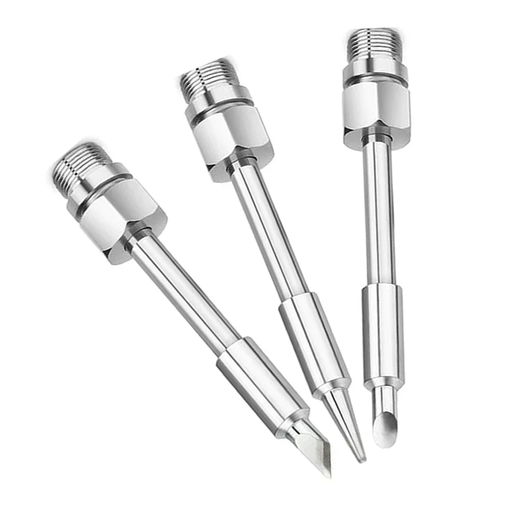 3PCS Soldering Iron Tips 510 Interface Soldering Tips High Quality Materials Nickel Plated Copper Silver Plated