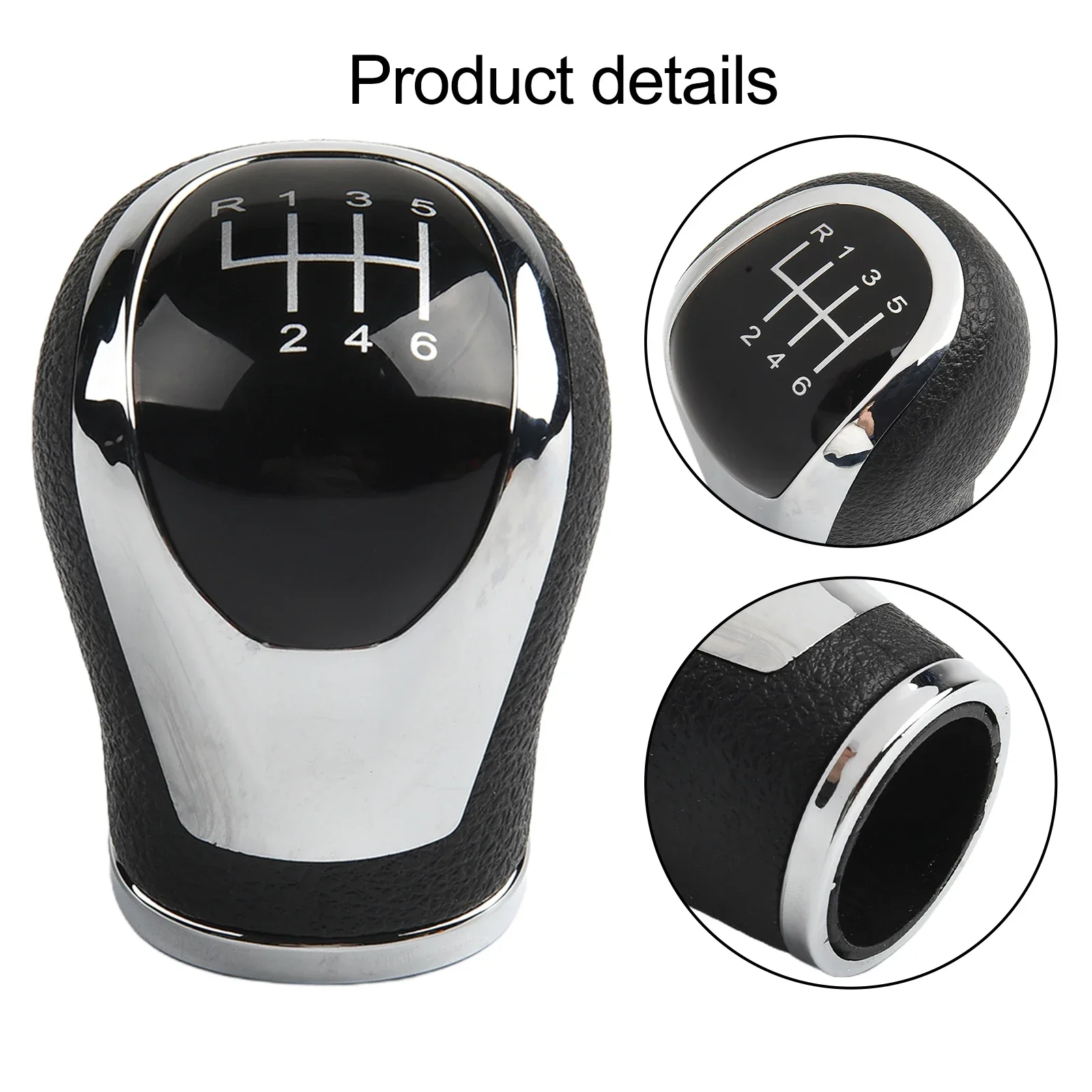 

Leather Gear Shift Knob Direct Fit for Nissan For Qashqai For J11 Compatible with Parts 328654BA1A and 328654EA0A