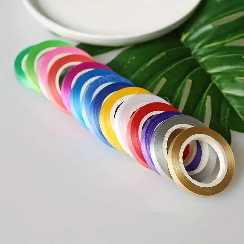 10 Rollen buntes Ballonband, Geburtstag, Ostern, Feiertage, Kunststoffschnur, 5 Meter, Hochzeitszubehör, Party, DIY-Dekoration – Detail 3