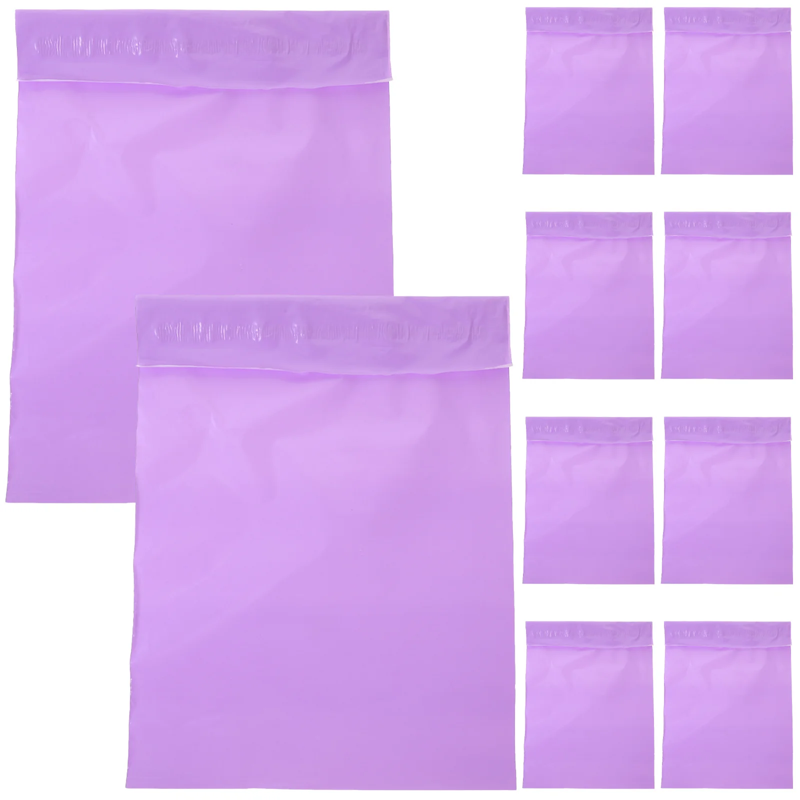 100 قطعة من مظاريف بريدية ذات ألوان زاهية، بريدية بولي قوية للتجارة الإلكترونية والاستخدام المكتبي، أكياس شحن البريدية للطرود #2