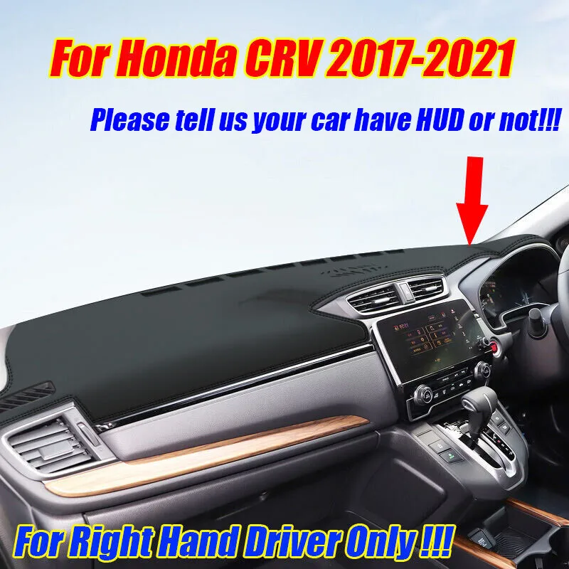 

RHD Leather Dashboard Cover Dash Protector Pad Mat For Honda CRV CR-V 2017-2021