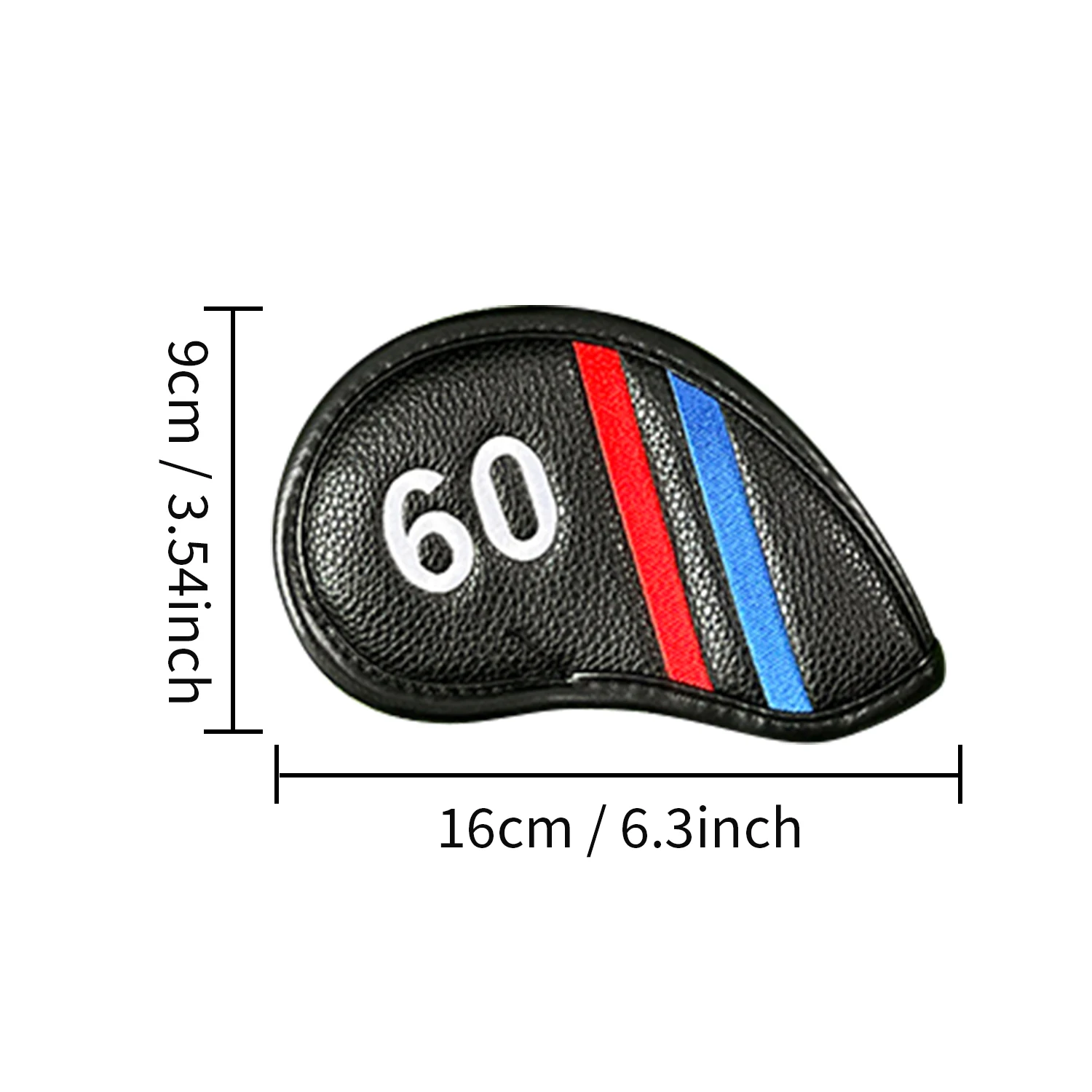 7pc Golf Iron Head Cover, Durable Waterproof Luxury Club Head Cover, Universal Main Iron Rod image 6