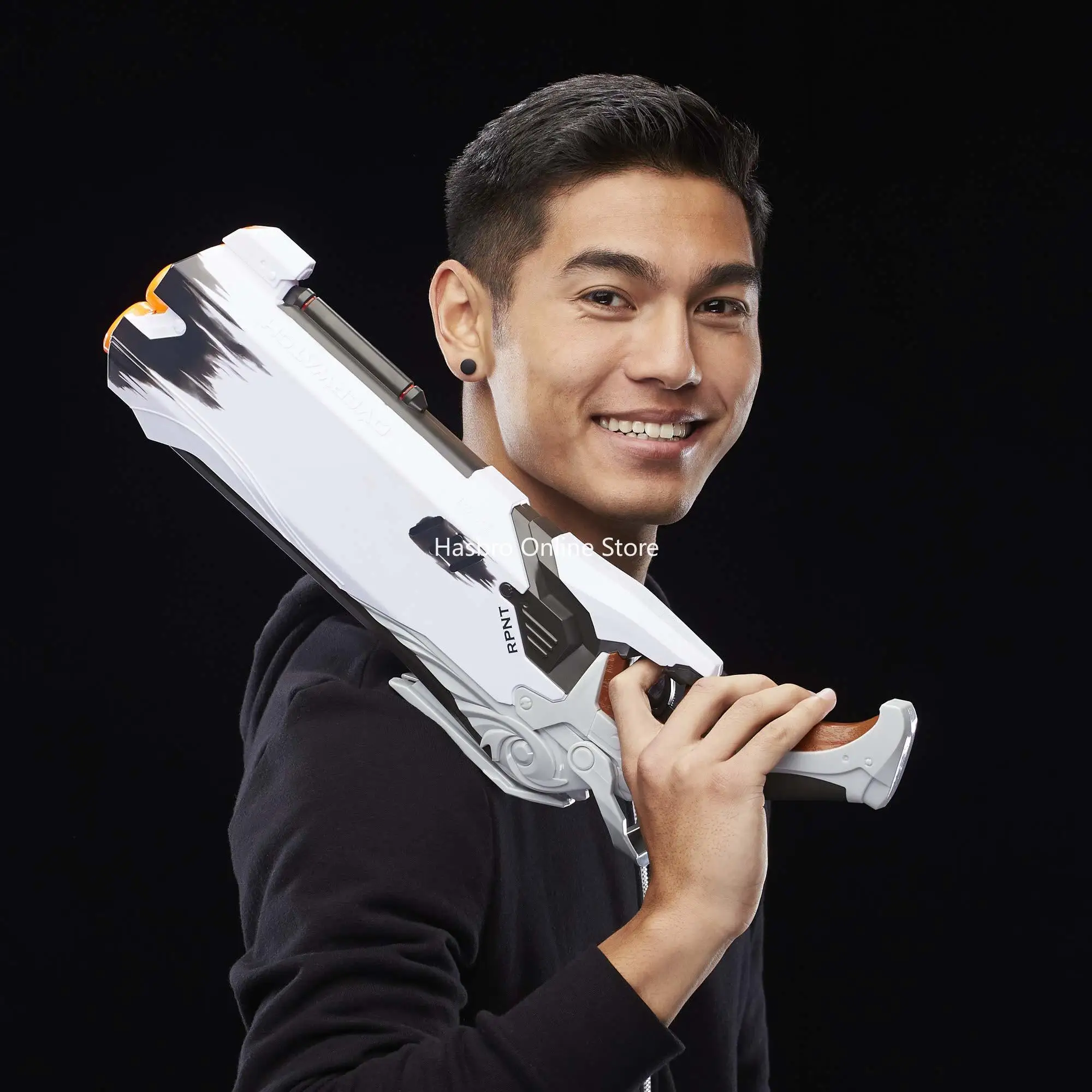 Hasbro Nerf E5026 Overwatch Reaper (edição Wight) com 8 rodadas Overwatch Nerf Rival E5026