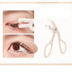 Silicone Eyelash Curler Natural Curly Cosmetic Clip Eye Lash Curling Korean Applicator Professional Eyelash Curler Makeup Tools