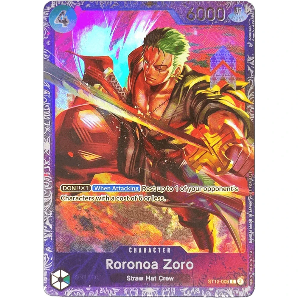 EEN STUK Collectie Kaarten OP08 San-Gorou Roronoa Zoro Jack Perona NL Hoge Kwaliteit DIY Self Made Game Anime kaarten Gift Speelgoed