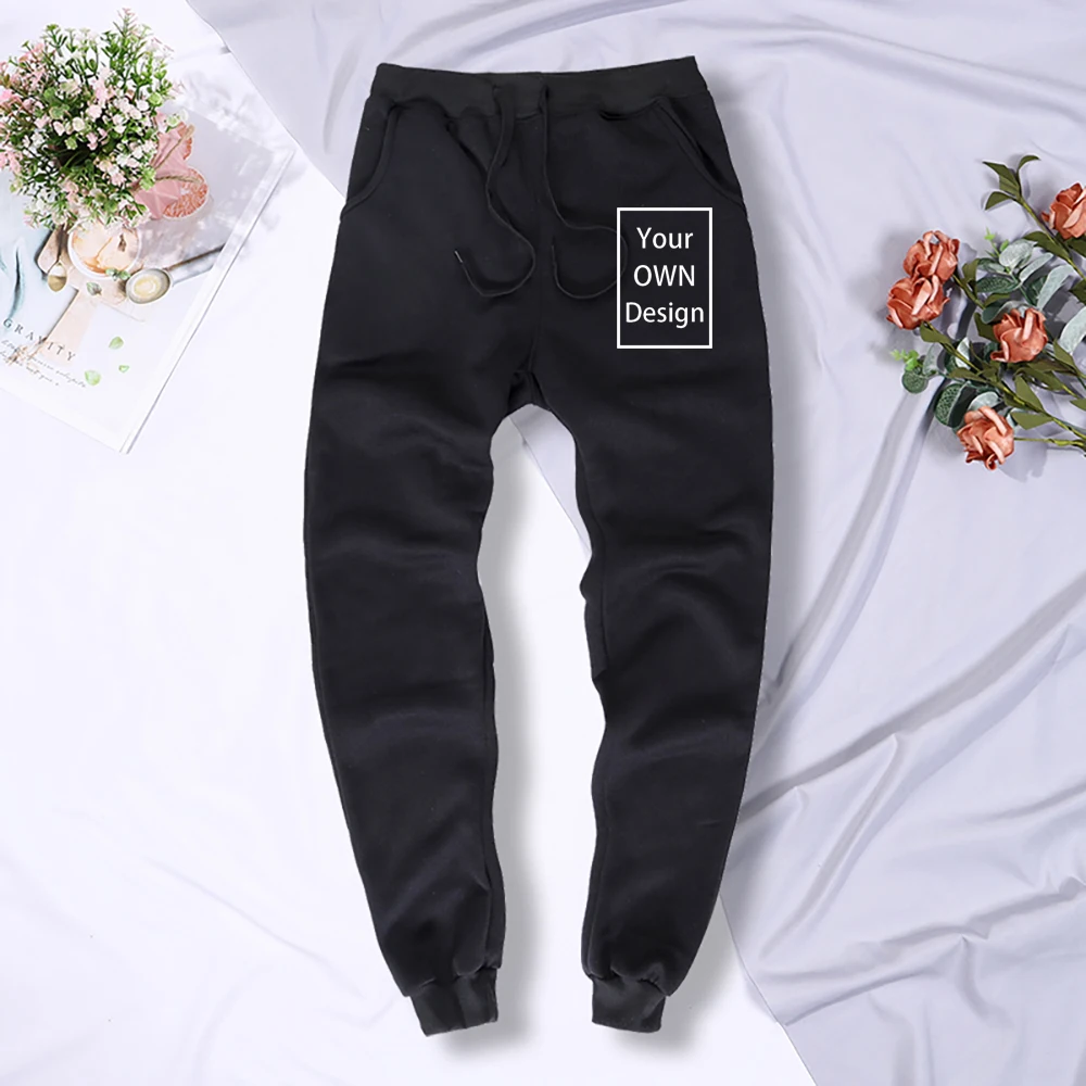 Robmoda Brand Clothes Your OWN Design Brand Logo/Picture Custom Men Women DIY Pants Sweatpant Casual Pant Clothing Casual Loose