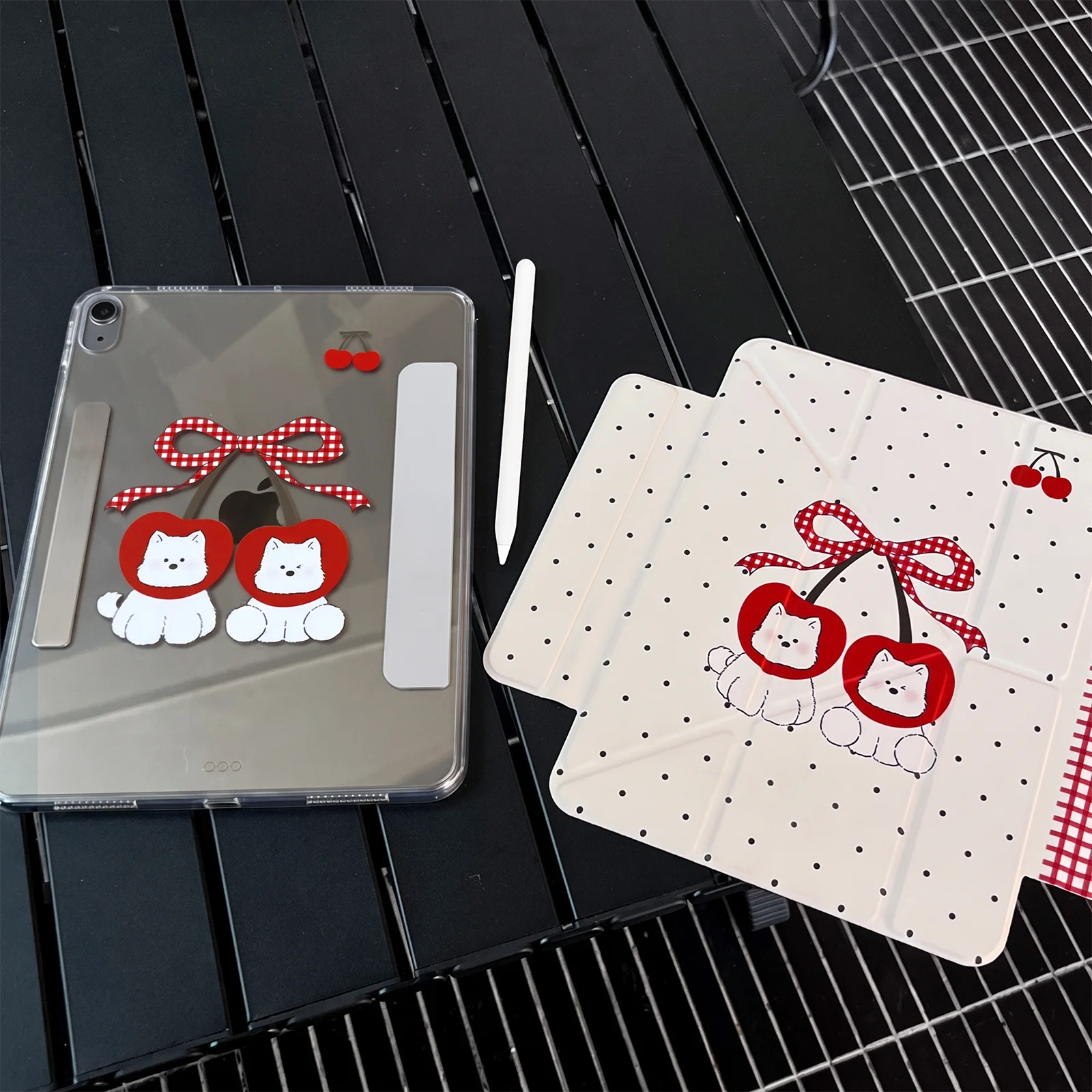 Cherry Guard Puppy Magnetic Detachable Cover For 2026 iPad Air Pro Mini HUAWEI Matepad Air Pro Mini Y Fold Auto Wake Sleep