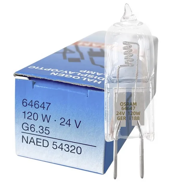 Ótimo Desempenho e Durabilidade: Lâmpada OSRAM 64647 24V 120W G6.35 para Aplicações Especializadas