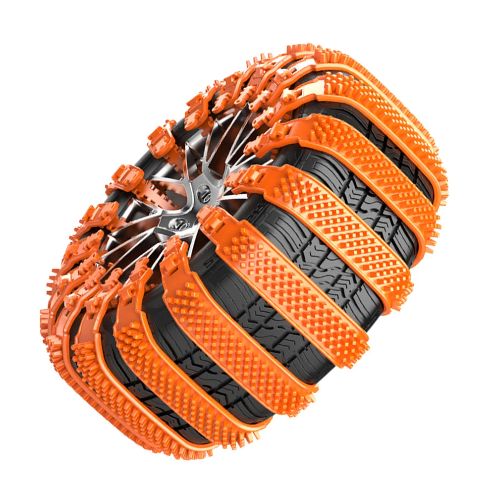 

Набор из 10 многоразовых зимних цепей из ТПУ для грузовиков и внедорожников: для безопасного вождения зимой и по грязным дорогам