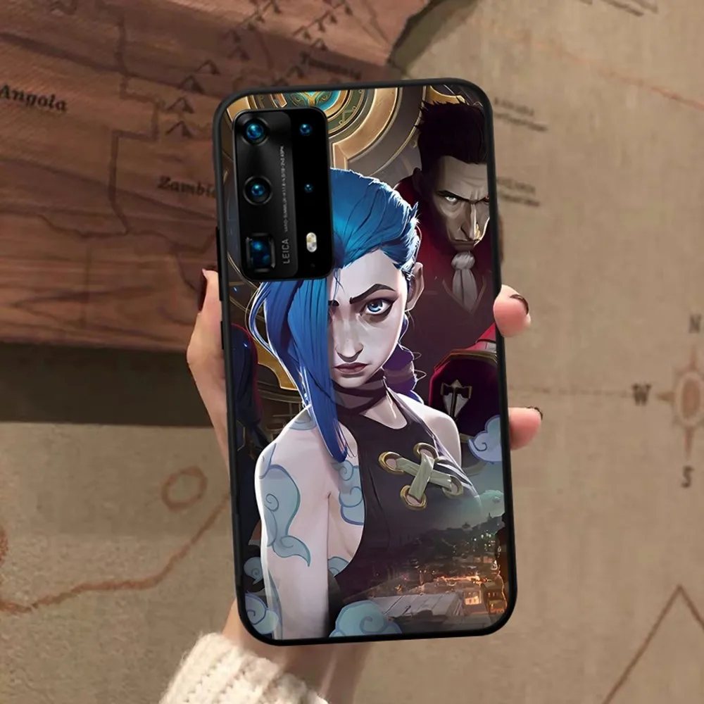 A-Arcane Girl J-Jinx Anime Phone Case For Huawei P 8 9 10 20 30 40 50 Pro Lite Psmart Honor 10 lite 70 Mate 20lite