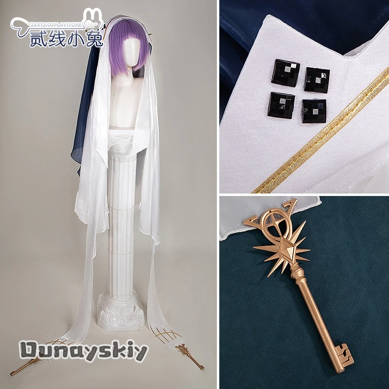 Anime Game Outfit Arknights Whisperain Hidden Hermit Cosplay Costume Anime Game Character Roleplay Outfit Halloween Dress Up view 5
