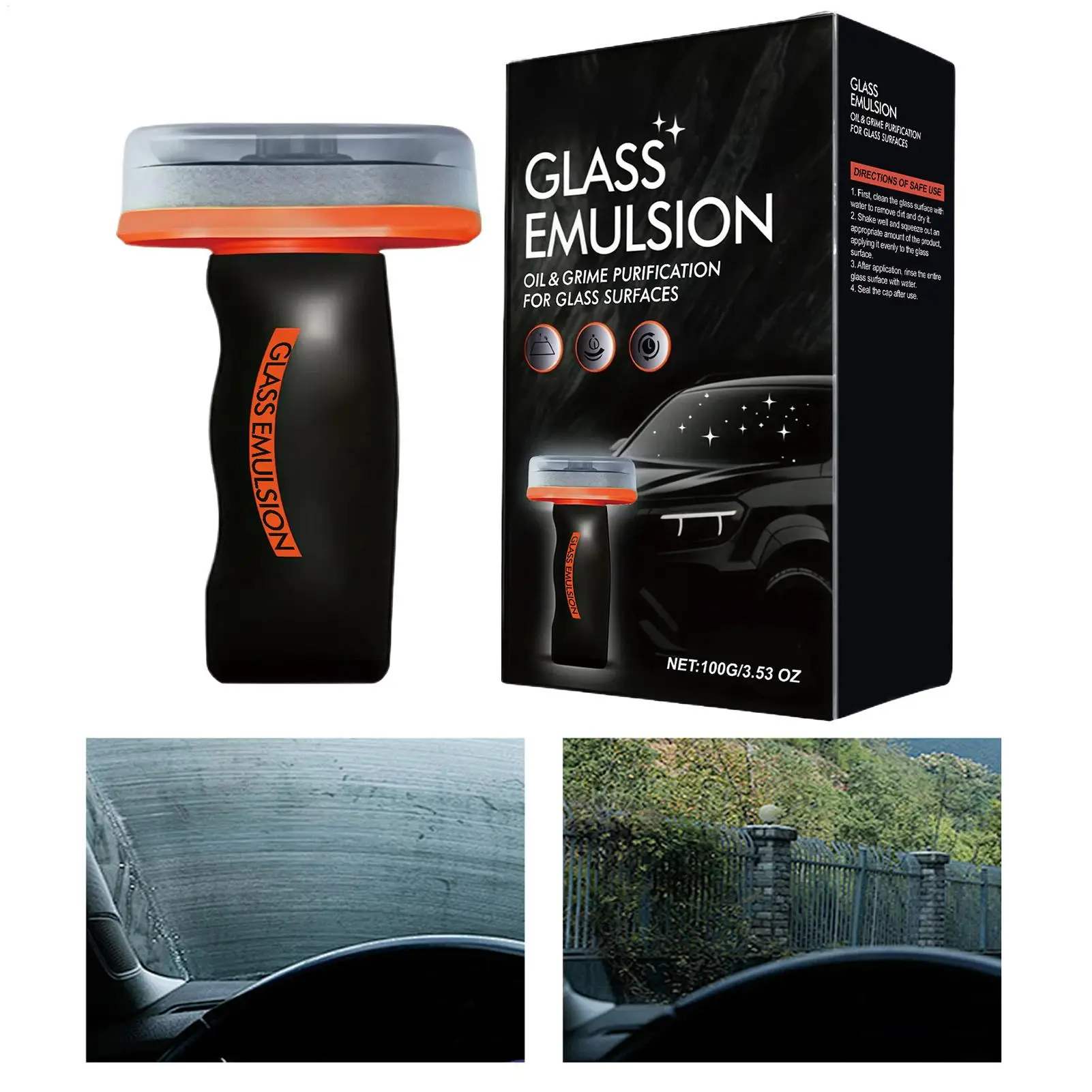 

Средство для очистки автомобильных стекол 100 г, защитный очищающий лосьон, средство для удаления масляной пленки с стекол, для удаления отпечатков пальцев, для окон, зеркал заднего вида, очиститель автомобильных стекол