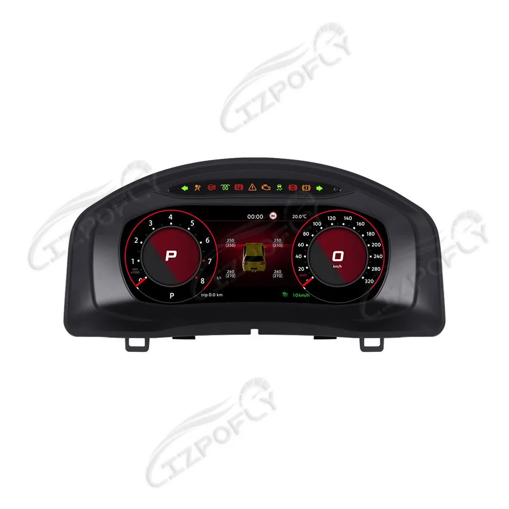 

10.25 Inch LCD Speedometer Car Dashboard For Volkswagen Tiguan 2010-2017 Digital Cluster Virtual Cockpit GPS Instrument Cluster