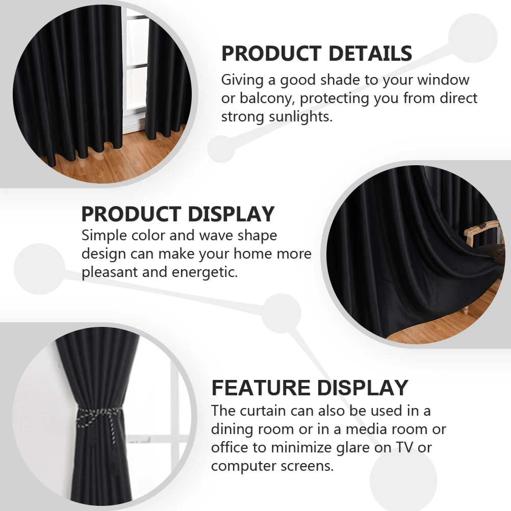 2 قطعة الستار العزل الحراري الشمال نافذة داخلية القماش التظليل حماية الخصوصية غرفة المعيشة ديكور غرفة نوم التظليل الستار