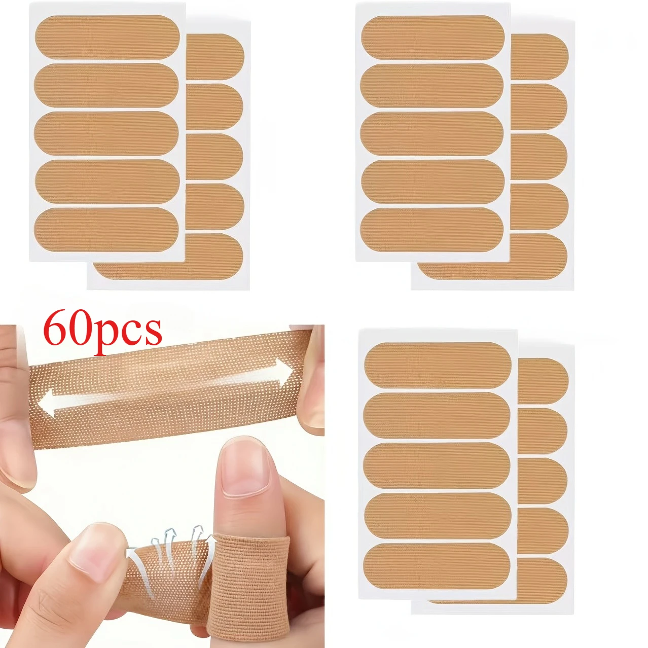 Finger Tape Athletic - 60 adet spor elastik parmak koruyucu