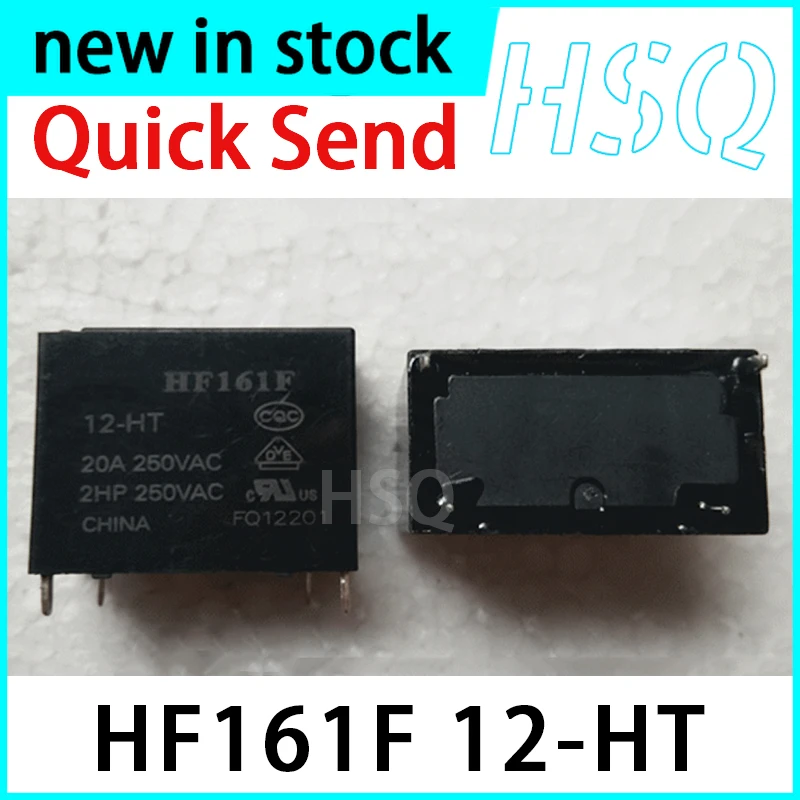 2PCS New HF161F 12-HT 4-pin 20A Relay