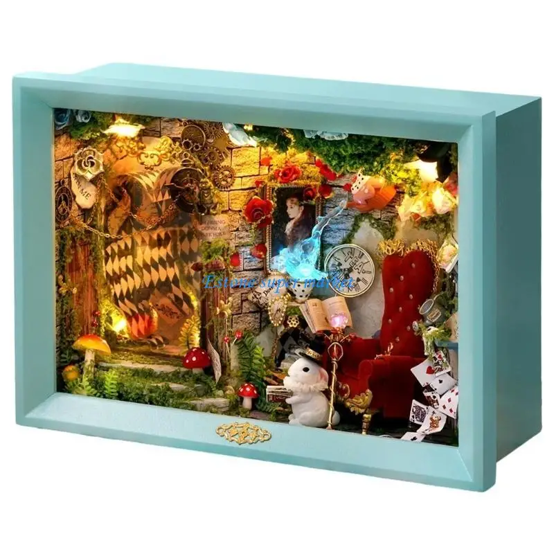 090B Holzszenenrahmen-Bausätze, anfängerfreundliche Kunstprojekte, Heimdekorationen