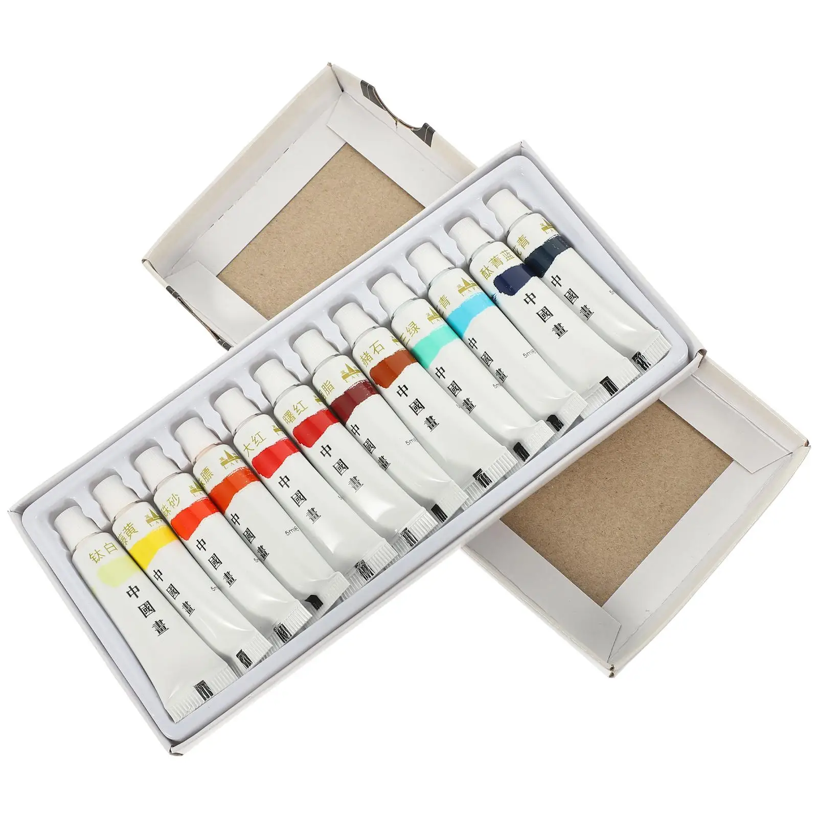

1 set Landscape Painting Pigments High Quality Mountain Watercolor Set Traditional Chinese Ink Friendly Plastic Multi