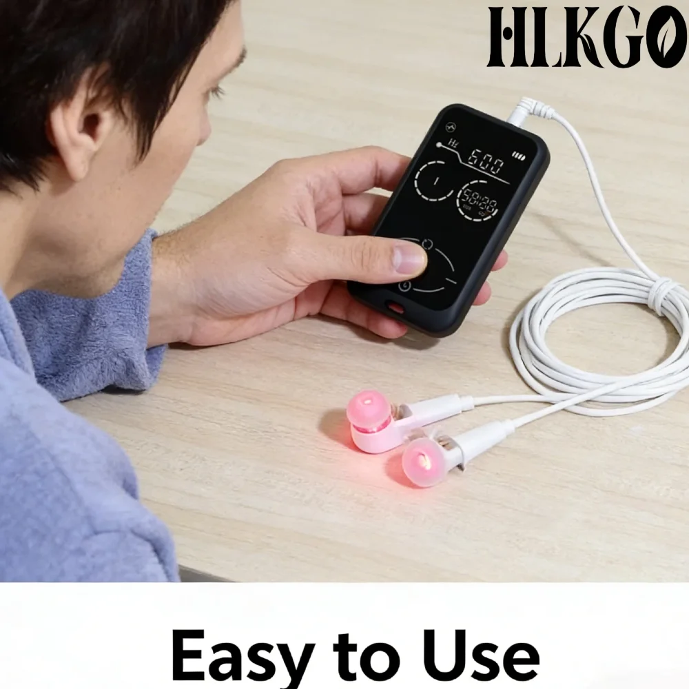 

Professional Grade Multi-Function CES Device, Vagus Nerve Stimulation for Chronic Sleep Disorders Anxiety Relief Home