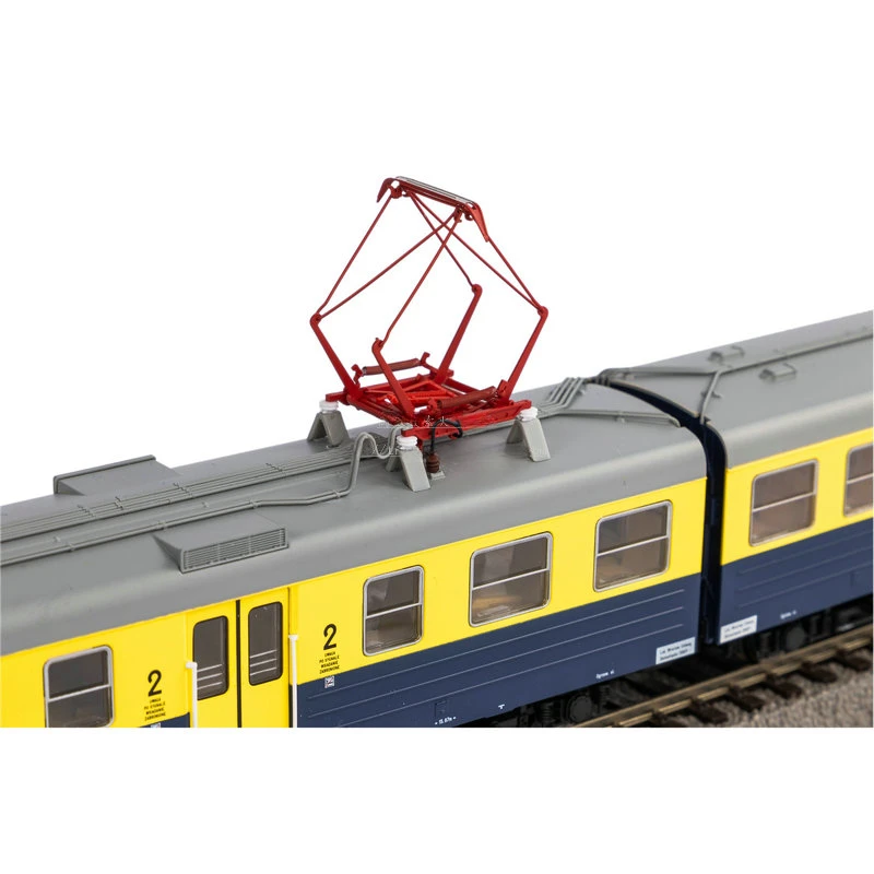 HO 1/87 Train Model PIKO 51452 EN57 Digital Sound Effect Intercity Train PKP with Indoor Light 3 Sections Set