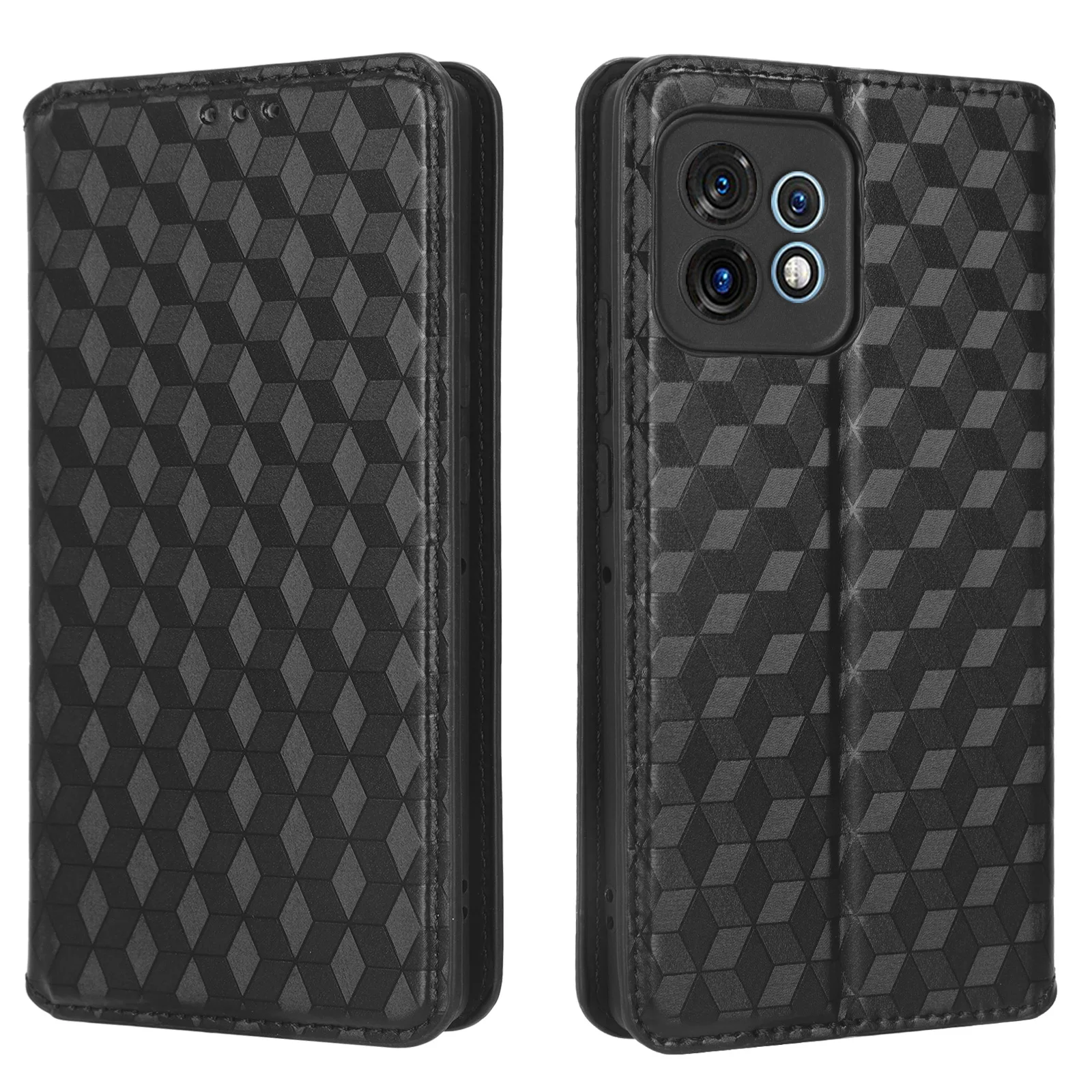 

Флип-кожаный чехол для Motorola Edge + 2023, 6,67 дюйма, магнитный чехол с трехмерным узором, противоударный чехол-кошелек с отделением для карт, чехол для телефона
