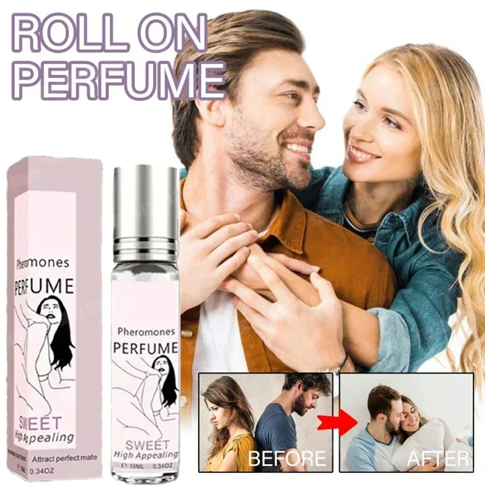 Flirting Pheromone Perfume Long-lasting Addictive Personal Pheromone Perfume Cologne Oil Fragrance for Women to Attract Men