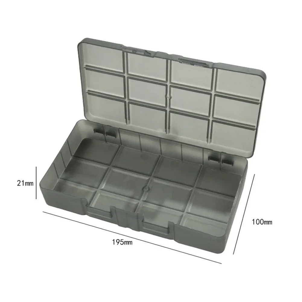 

1pcs ToolBox Multi-Grid Slots Tool Case Storage Boxes Adjustable Screw Jewelry Organizer Portable Plastic Hardware Storage Box