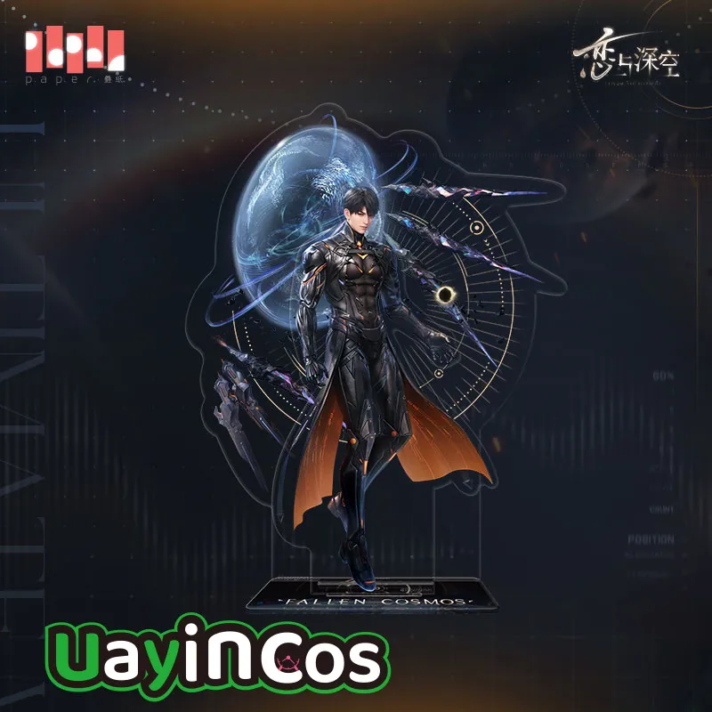 In Stock Official Game Love and Deepspace Caleb Acrylic Stand Ornament Ornament Doll Accessories Ultimate X-02 Series Anime Toy