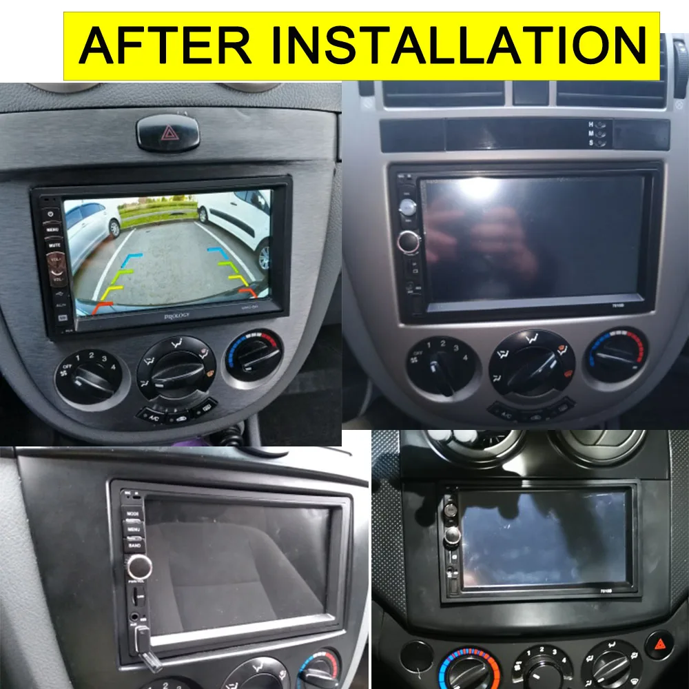 Double Din Fascia for Buick Excelle Chevrolet Lacetti Nubira Optra Aveo Car DVD/CD Radio Stereo Panel Frame Adapter Fitting Kit