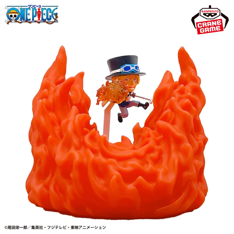 

Genuine Original Bandai Banpresto One Piece Sabo Fire Fist Lamp Anime Figure Model Collector Figurine Toy Desktop Ornament Doll