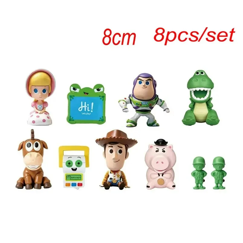 Toy Story 5 Actiefiguren Speelgoed Woody Buzz Lightyear Jessie Lilypad Poppen Taarttoppers Desktop Ornamenten Verjaardag Kerstcadeau