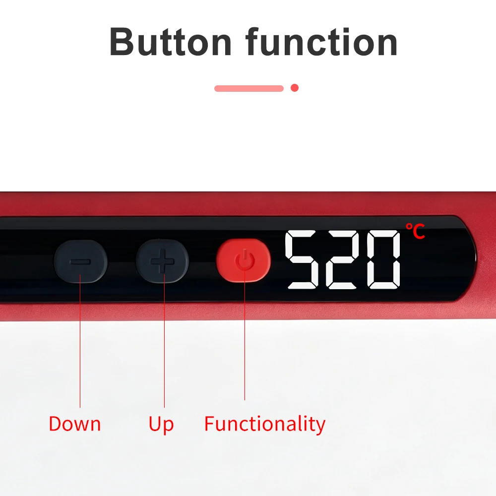 T65/C153 USB Digitaler Lötkolben Typ-C Digitaler Elektrischer Lötkolben mit Einstellbarer Temperatur DIY Heizung Reparatur Schweißwerkzeug – Detail 3